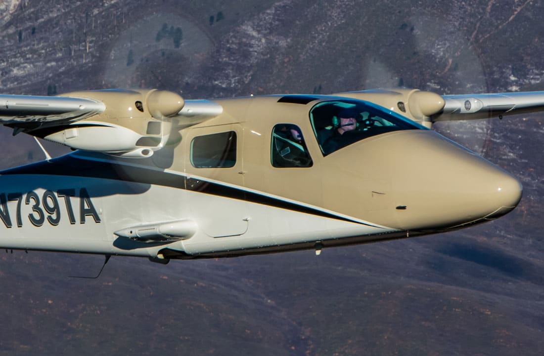 Tecnam P2006T aircraft with Upper Limit Aviation