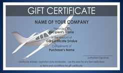 Upper Limit Aviation Discovery Flight gift certificate